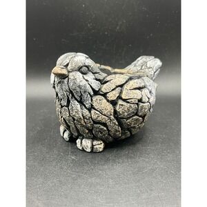 Bird Planter/Candle Holder Unique Stone‎ Look Decor Figurine Succulent Planter